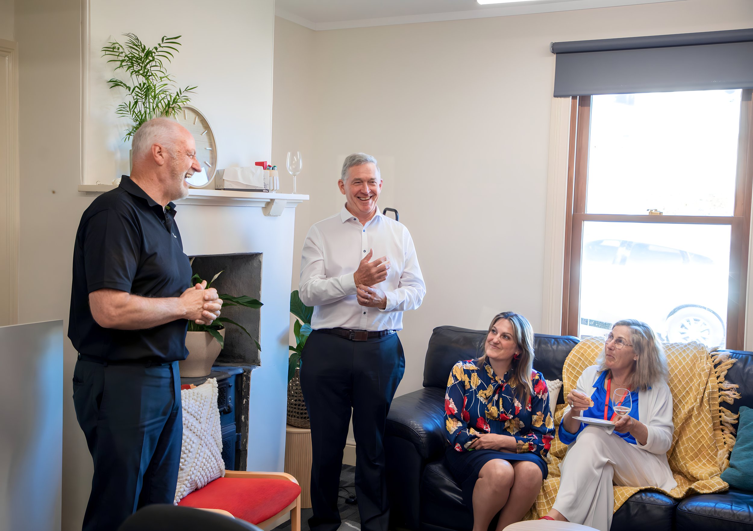 L to R: Regional Development Australia Great Southern CEO Simon Lyas, City of Albany Mayor Greg Stocks, ACCI CEO Kristen Pyrz-Brown, GS Uni Centre Associates Coordinator Jane Mouritz